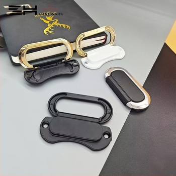 Maner invizibil pliabil, auriu, pentru dulapuri pentru pantofi, sertare și garderobă – feronerie din aliaj de aluminiu, stil european modern