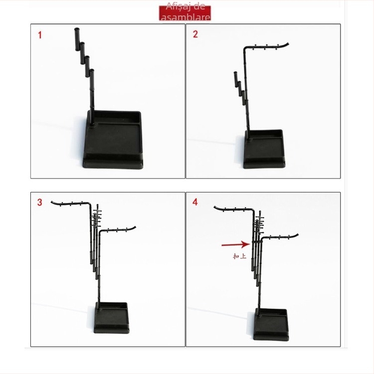 Suport pentru pensule din plastic organic, multifuncțional, pentru elevi începători, agățat, accesorii caligrafie Cele Patru Comori