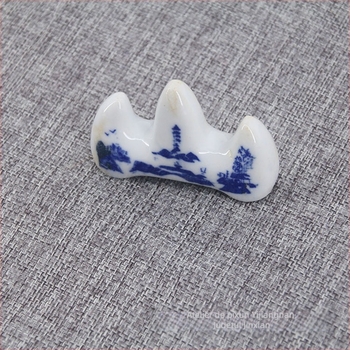 Suport ceramic pentru pix în formă de munte, cu cap de dragon, pentru pictură chineză și caligrafie, stil antic