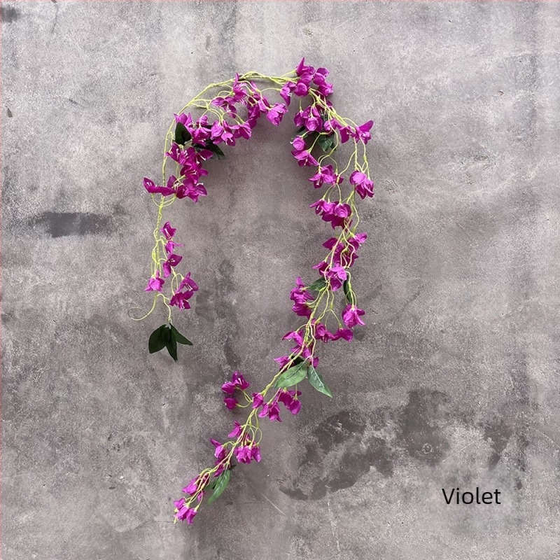 Viță de bougainvillea artificială pentru decor interior — decor de perete pentru sufragerie