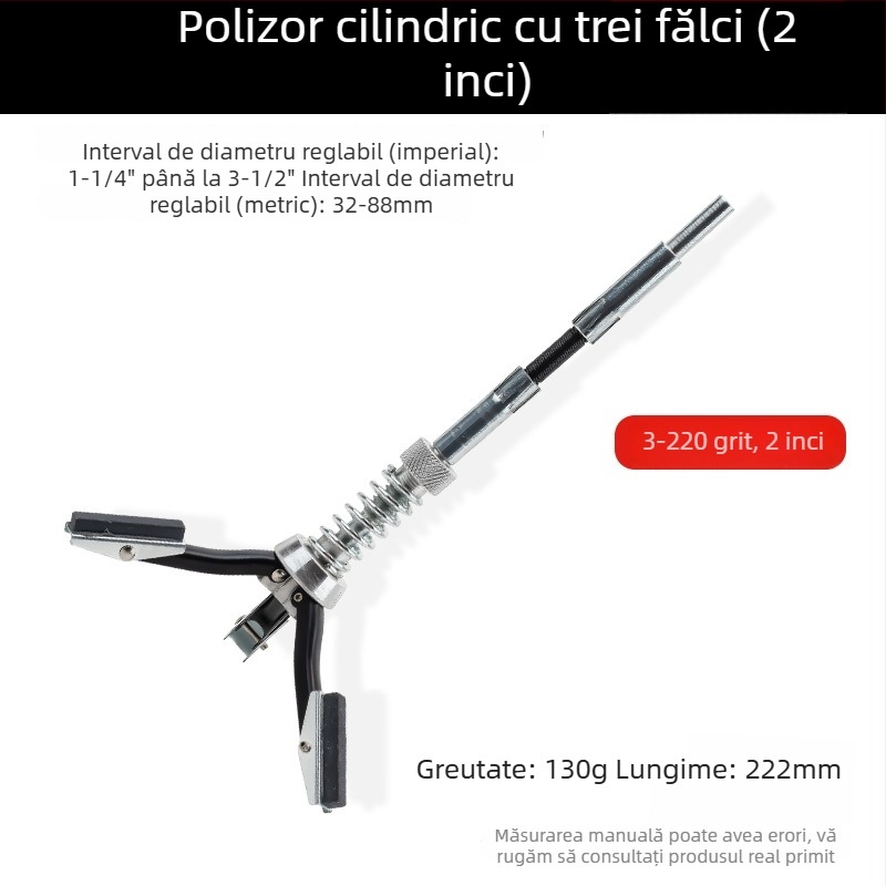 Șlefuitor cilindru auto cu trei gheare și piatră de șlefuit