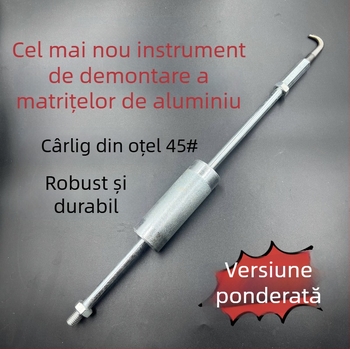 Set pentru eliminarea știfturilor din matrițe din aluminiu: set complet de știfturi conice pentru țevi, știfturi de demontare pentru țevi și știfturi pentru plăci din aluminiu