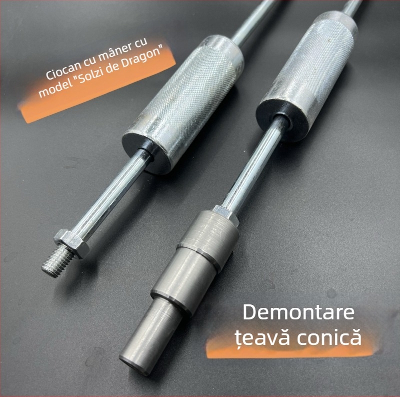Set pentru eliminarea știfturilor din matrițe din aluminiu: set complet de știfturi conice pentru țevi, știfturi de demontare pentru țevi și știfturi pentru plăci din aluminiu