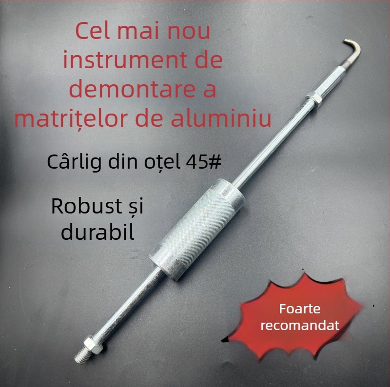 Set pentru eliminarea știfturilor din matrițe din aluminiu: set complet de știfturi conice pentru țevi, știfturi de demontare pentru țevi și știfturi pentru plăci din aluminiu