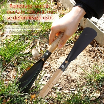 Lopată de grădină din oțel mangan pentru plantarea florilor și transplantarea răsadurilor