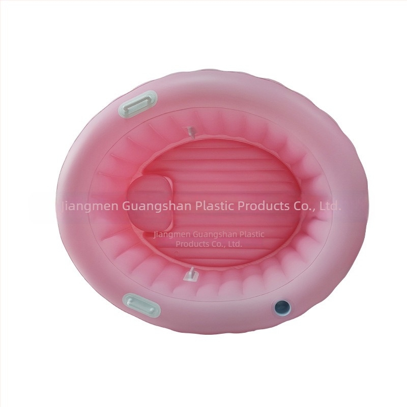 Piscină gonflabilă din PVC pentru naștere, cu pernă integrată și suporturi pentru brațe