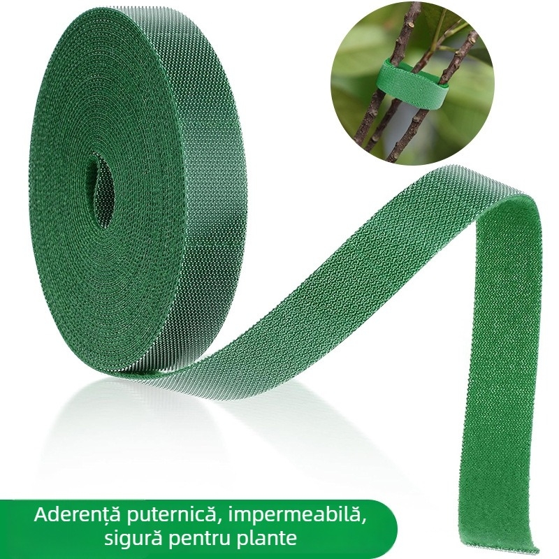 Legături Velcro pentru plante – fixare și modelare a plantelor verzi – set de grădinărit din trei piese