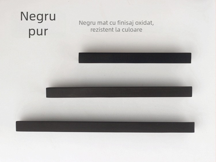Mâner din cupru solid pentru uși de dulap și sertare, stil modern simplu american-nordic