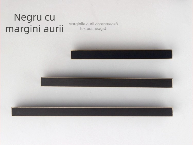 Mâner din cupru solid pentru uși de dulap și sertare, stil modern simplu american-nordic