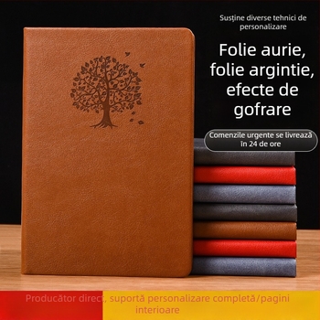 Carnet de notițe A5, design minimalist, jurnal retro, compact