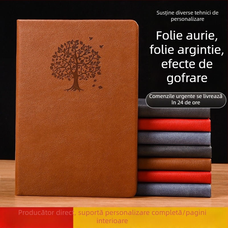 Carnet de notițe A5, design minimalist, jurnal retro, compact