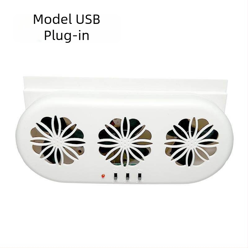 Model nou de vară: ventilator auto alimentat cu energie solară pentru circulația aerului și răcirea vehiculului