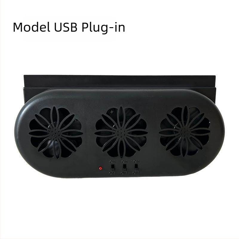 Model nou de vară: ventilator auto alimentat cu energie solară pentru circulația aerului și răcirea vehiculului