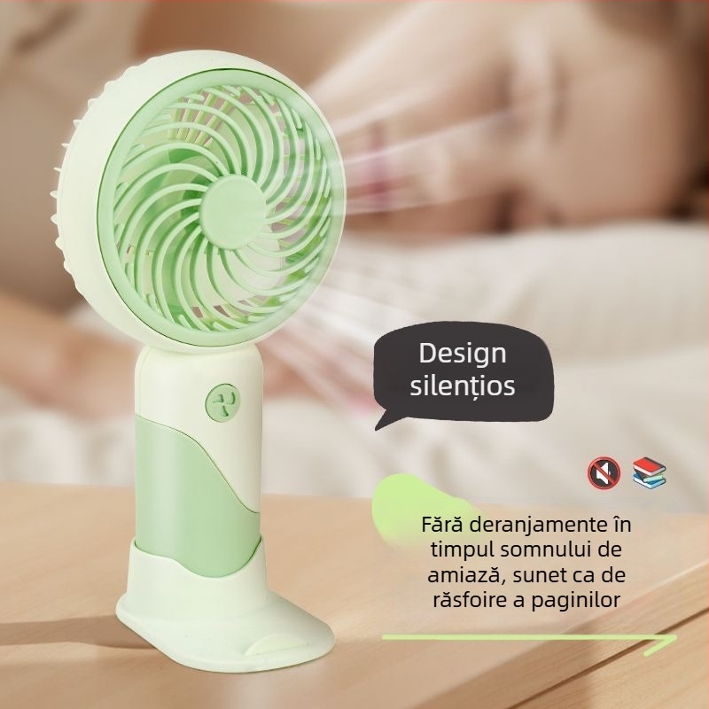 Ventilator USB mini, 3 trepte, 3 palete, compact și portabil