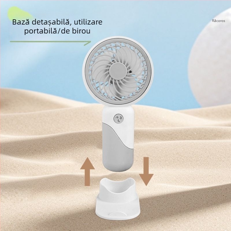 Ventilator USB mini, 3 trepte, 3 palete, compact și portabil