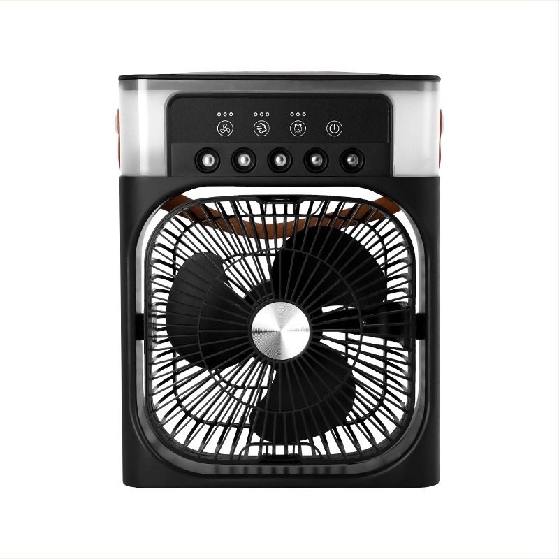 Ventilator de birou cu pulverizare de umidificare și lumini colorate, model UAB