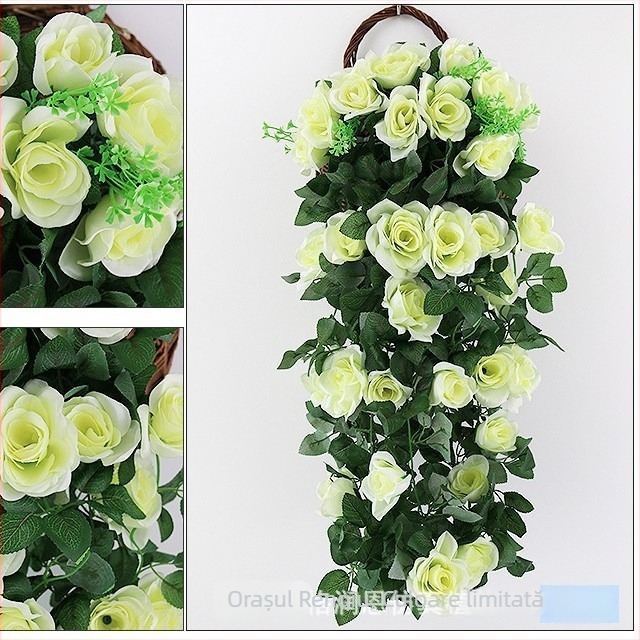 Buchet de trandafiri artificial, viță de flori pentru decor pe perete și decor de casă