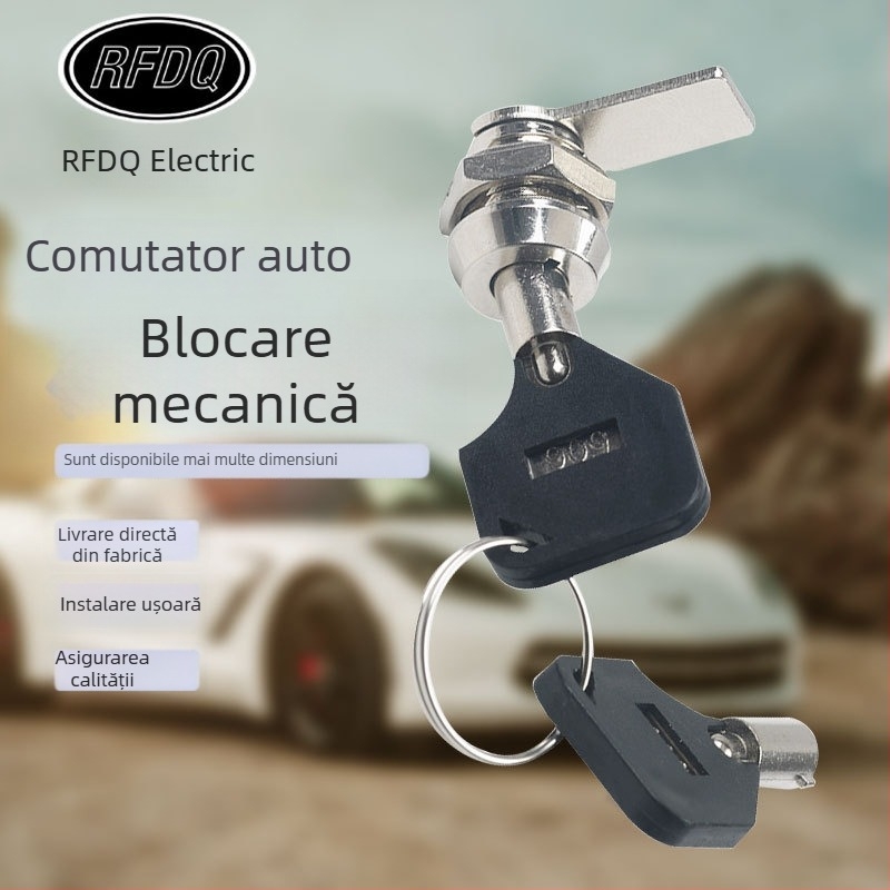 Încuiere mecanică pentru uși 102A-4 cu întrerupător
