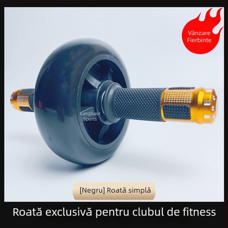 Roata pentru abdomen pentru uz casnic – echipament de fitness pentru bărbați și femei, tonifică talia și burta, lucrează mușchii abdominali și dezvoltă un six-pack