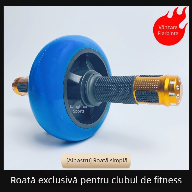 Roata pentru abdomen pentru uz casnic – echipament de fitness pentru bărbați și femei, tonifică talia și burta, lucrează mușchii abdominali și dezvoltă un six-pack