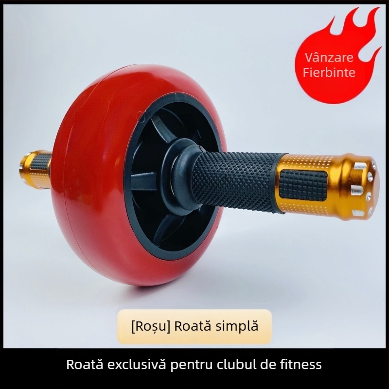 Roata pentru abdomen pentru uz casnic – echipament de fitness pentru bărbați și femei, tonifică talia și burta, lucrează mușchii abdominali și dezvoltă un six-pack
