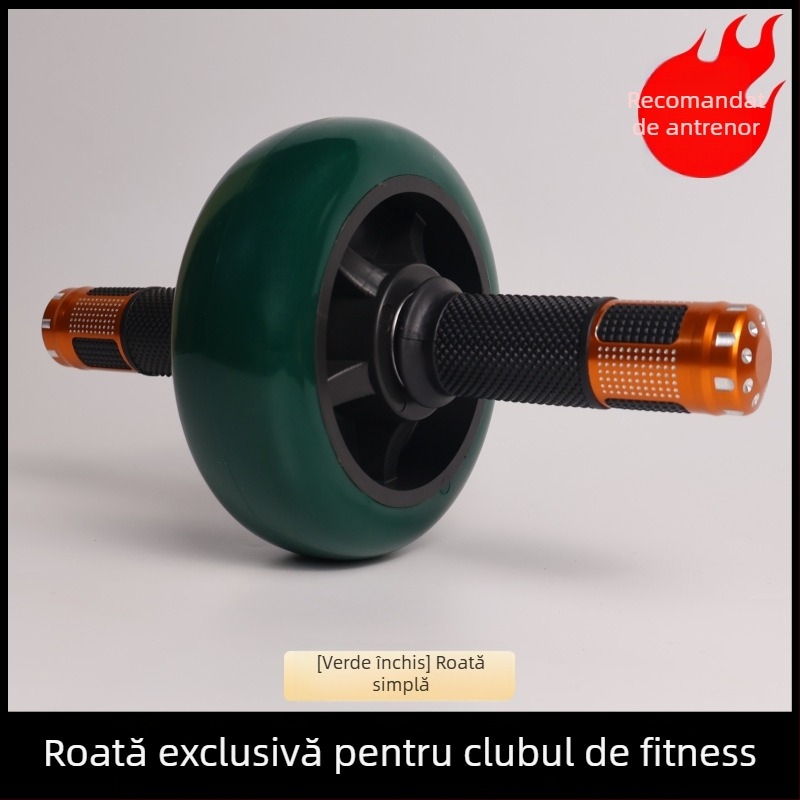Roata pentru abdomen pentru uz casnic – echipament de fitness pentru bărbați și femei, tonifică talia și burta, lucrează mușchii abdominali și dezvoltă un six-pack