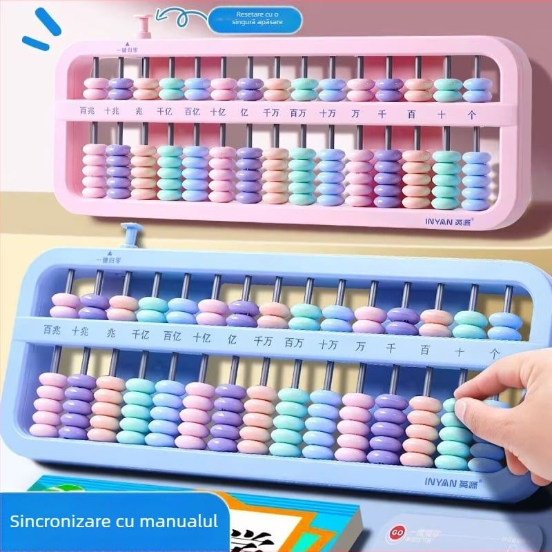 Abac pentru copii, calcul mental pentru elevi din învățământul primar, clasa a doua, instrument didactic de matematică