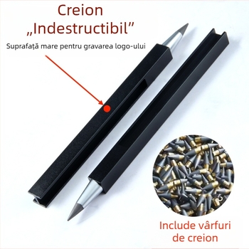 Creion fără necesitate de ascuțire, grafit durabil pentru birou și desen