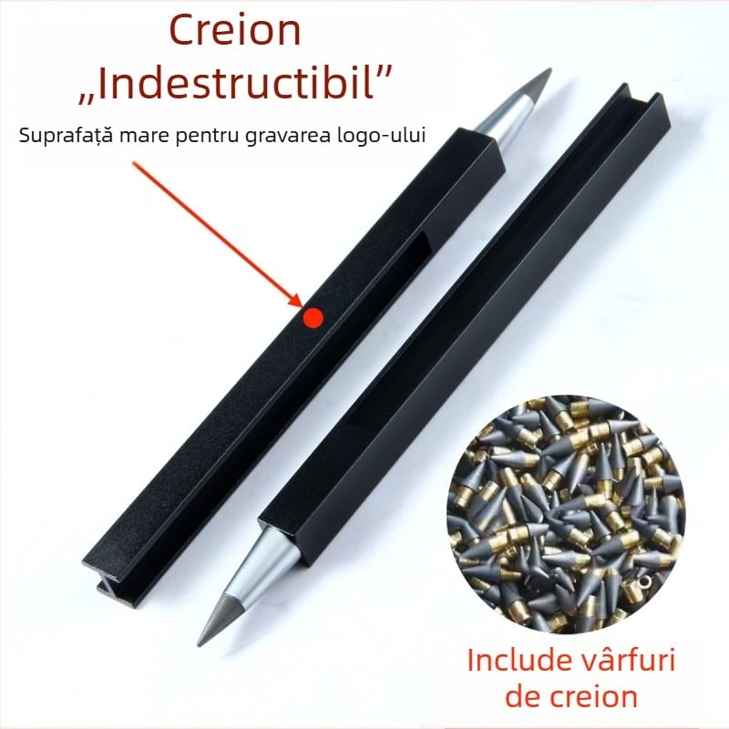 Creion fără necesitate de ascuțire, grafit durabil pentru birou și desen
