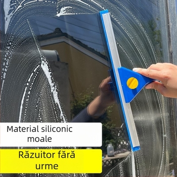 Ștergător de sticlă cu silicon îmbunătățit pentru uz casnic – fără pete de apă, racletă pentru suprafețe