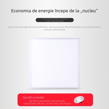 LED panou plat, corp de iluminat încastrat pentru baie și bucătărie, dimensiuni 300×300/300×600/600×600, panou din aluminiu