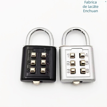  Încuietoare cu keypad de 6 cifre și bolt întărit, pentru dulapuri, uși de cămin, sală de sport și piscină