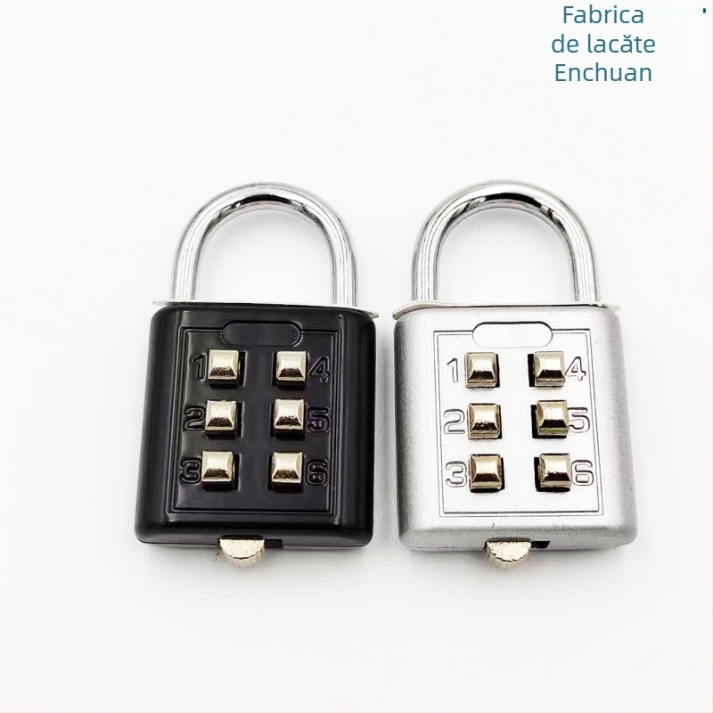  Încuietoare cu keypad de 6 cifre și bolt întărit, pentru dulapuri, uși de cămin, sală de sport și piscină