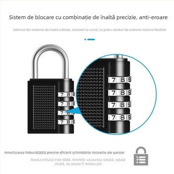 Lacăt cu cod digital portabil pentru dulapuri și uși