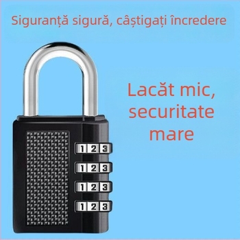Lăcăt metalic cu cod pentru bagaje, dulapuri de cămin, dulapuri de sală și sertare, rezistent la apă