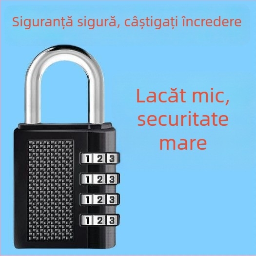 Lăcăt metalic cu cod pentru bagaje, dulapuri de cămin, dulapuri de sală și sertare, rezistent la apă