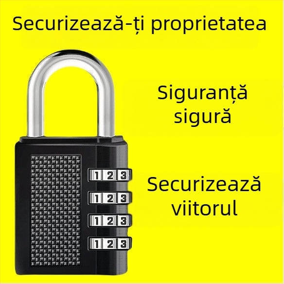 Lăcăt metalic cu cod pentru bagaje, dulapuri de cămin, dulapuri de sală și sertare, rezistent la apă