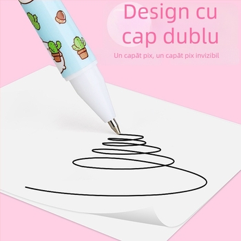 Pix fluorescent iluminat cu corp transparent, lumină UV