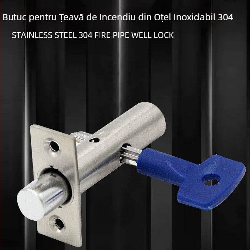 Încuietoare pentru uși de incendiu, canal pentru țevi, zăvor pentru ușă de separare, accesorii hardware pentru uși industriale
