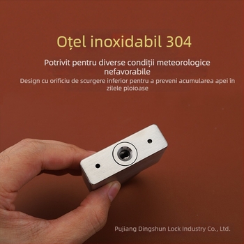 Lacăt din oțel inoxidabil 304, impermeabil, rezistent la coroziune, pentru exterior, lacăt pentru ușa de la casă, antifurt