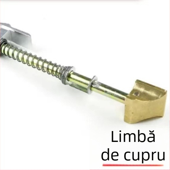 Set clasic de încuietoare exterioară pentru ușă cu limbă de cupru și limbă înclinată, nucleu din aliaj de zinc și cupru