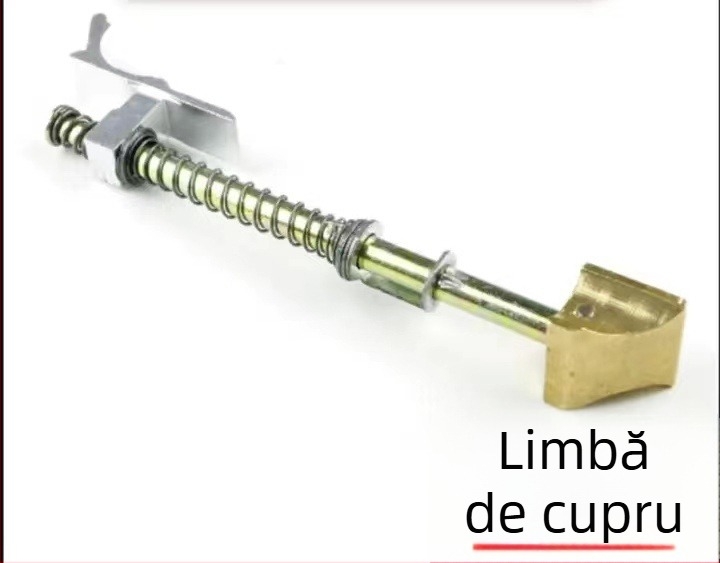 Set clasic de încuietoare exterioară pentru ușă cu limbă de cupru și limbă înclinată, nucleu din aliaj de zinc și cupru