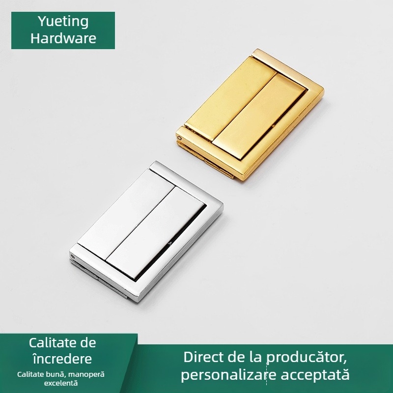 Mic lacăt pătrat din aliaj de zinc pentru cutii din lemn