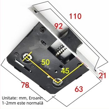 Corp de încuietoare cu limbă unică, model 5045, lungime 110 mm