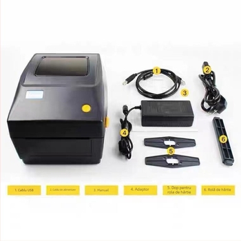 XP-460B imprimantă de etichete termică, USB, lățimea etichetei 108 mm, Xprinter