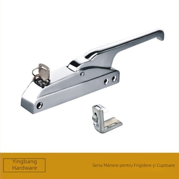 YH-1061 Mâner pentru congelator din aliaj de zinc și lacăt pentru congelator, cuptor, dulap pentru vase și dulap cu aburi
