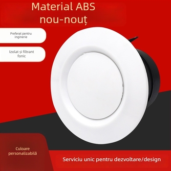 Gură de aer circulară din ABS pentru sistemul de aer proaspăt al locuințelor