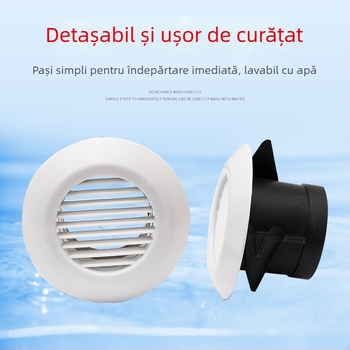 Gură de aer circulară din ABS pentru sistemul de aer proaspăt al locuințelor