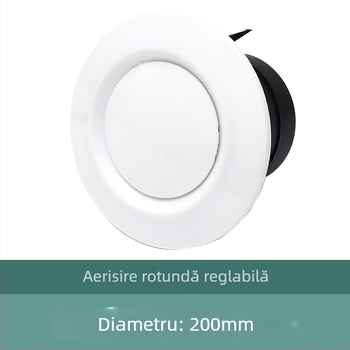 Gură de aer circulară din ABS pentru sistemul de aer proaspăt al locuințelor