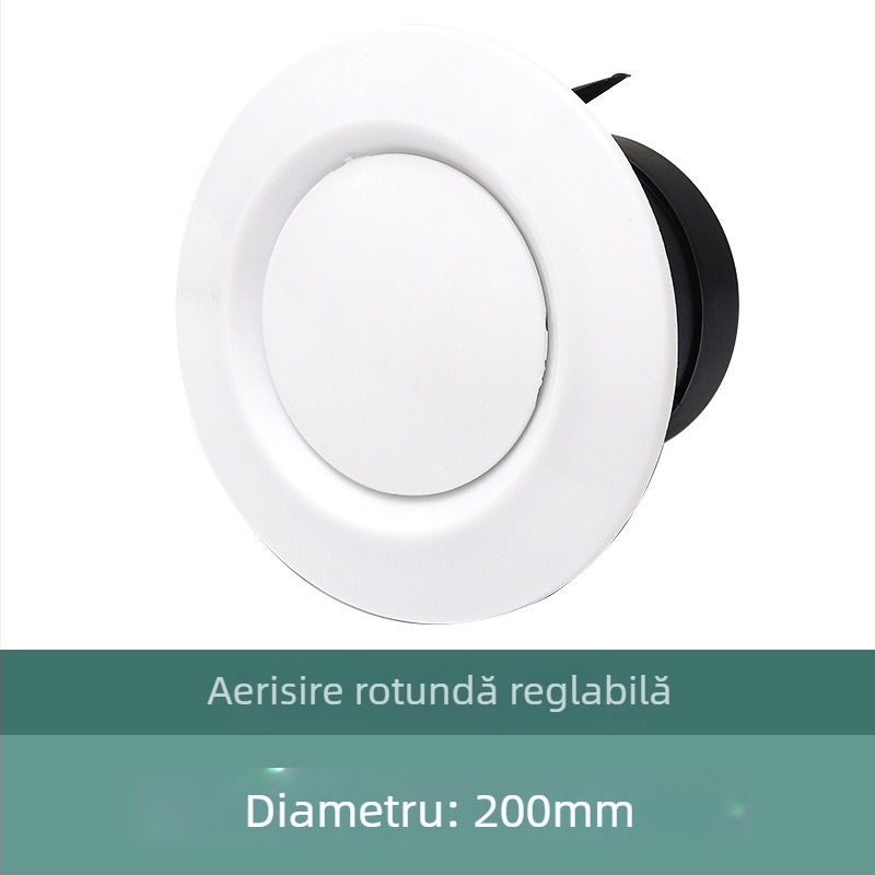 Gură de aer circulară din ABS pentru sistemul de aer proaspăt al locuințelor